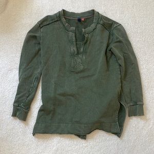 Anthropologie Green Long Sleeve